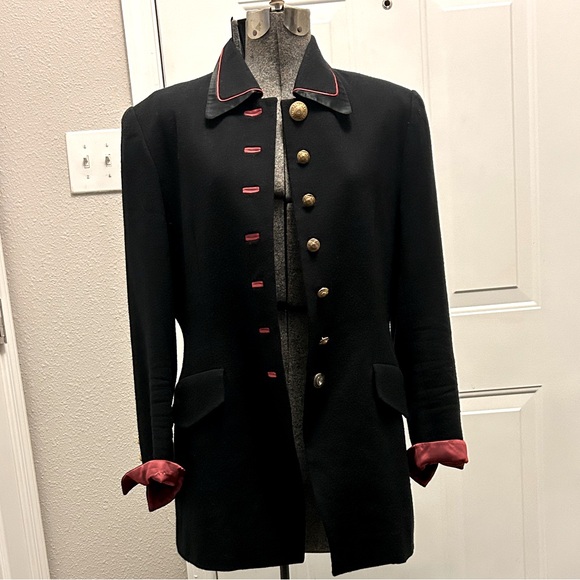 Ralph Lauren “stylized” US Marine Corps Blues Wool Eclectic Military Size: 4 - Picture 4 of 5